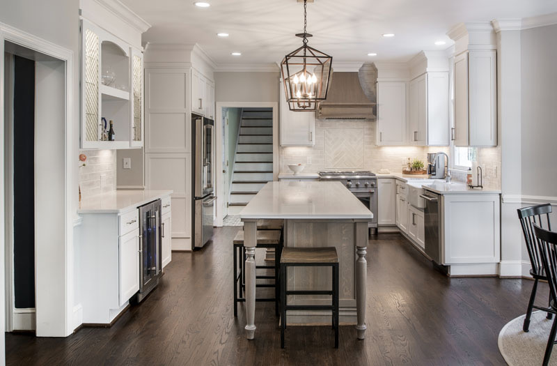 Hardwood flooring — kitchen installation